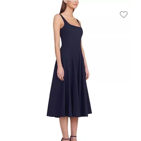 STAUD wells midi dress - Picture 1 of 6